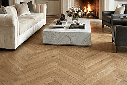 Retro (Balıksırtı) Herringbone Parke ile Zamansız Mekânlar
